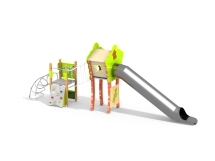 УК 7.925.01 Флекс башня с горкой трубой нерж