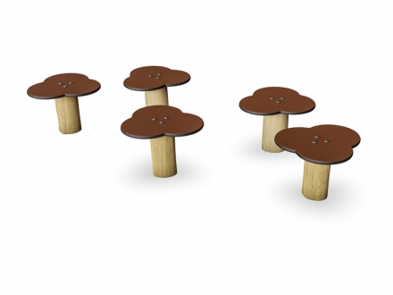 ДП 5.27 Столбики балансировочные цветочки