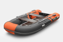GLADIATOR B 420 LIGHT B Оранжево-темносерый моторная лодка ПВХ Фанерный пайол