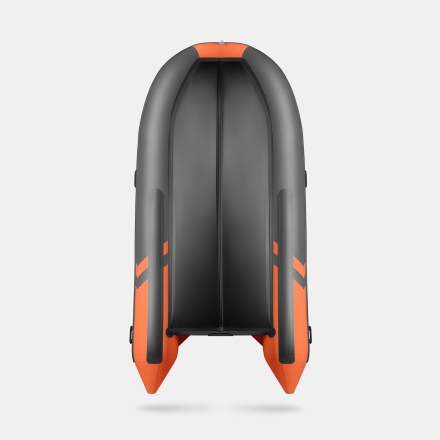 GLADIATOR B 420 LIGHT B Оранжево-темносерый моторная лодка ПВХ Фанерный пайол