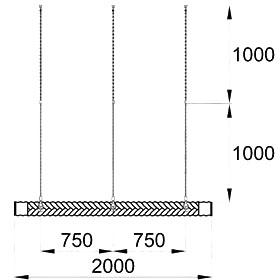Подвес для качелей БРЕВНО 2,0