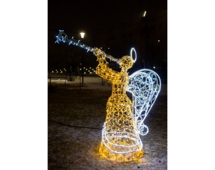 Световая фигура Ангел №3 a002