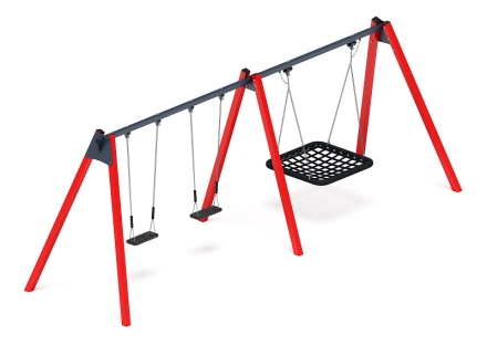 Качели М3 (красный) ИО 13.М.06.03.03.01-01