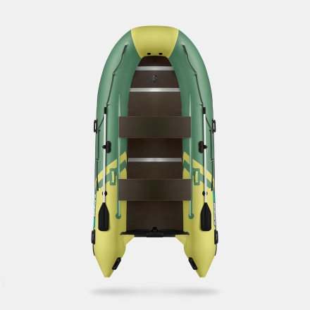 GLADIATOR B 420 LIGHT B Зелено-оливковый моторная лодка ПВХ Фанерный пайол