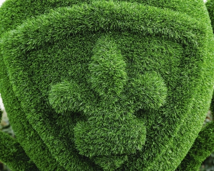 Топиари Вазон с гербом - газон Eco