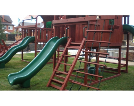 Детская игровая площадка Средневековый замок Делюкс 1