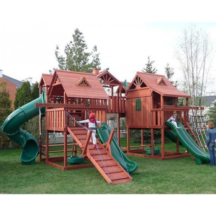 Детская игровая площадка Средневековый замок Делюкс 1