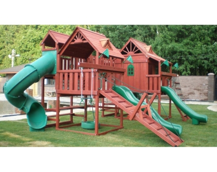 Детская игровая площадка Средневековый замок Делюкс 1