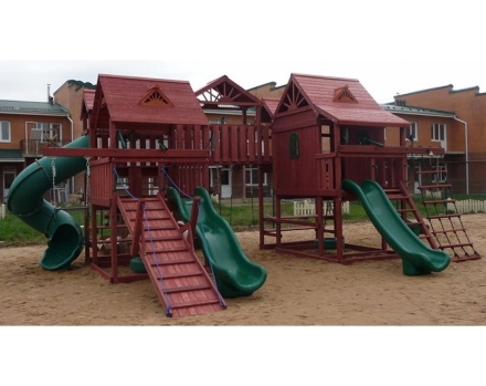 Детская игровая площадка Средневековый замок Делюкс 1