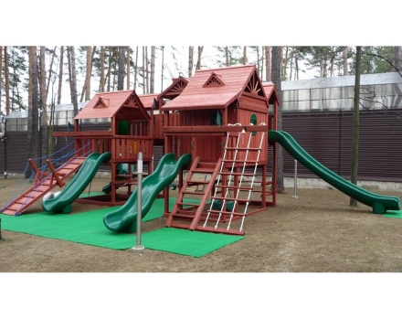 Детская игровая площадка Средневековый замок Делюкс 1