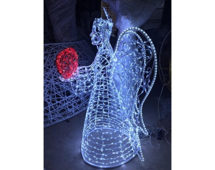 Световая фигура Ангел a003