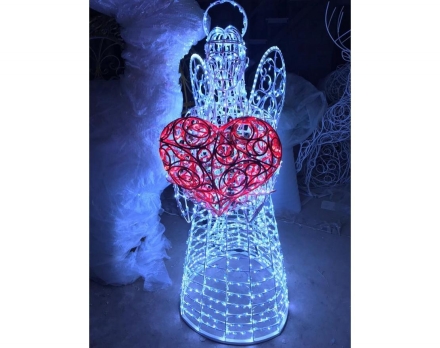 Световая фигура Ангел a003