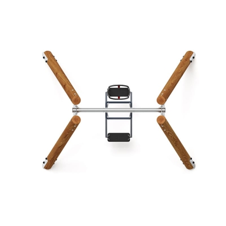 Качели семья (Лиственница темный) ИО 11.Р.07.01-Л.И1.01