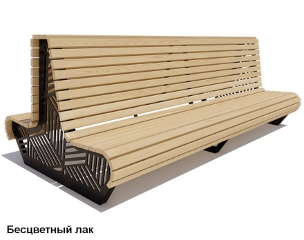 Скамейка уличная Кисловодск, Сосна 3 м
