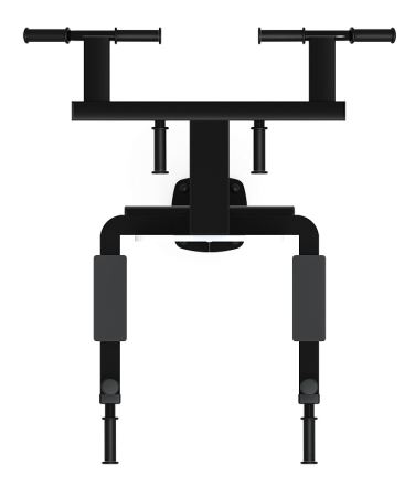 Турник три хвата+брусья (серый) - Уличный тренажер - СТ 012-13