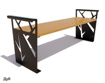 Скамейка уличная Березка, Лиственница 1,2 м