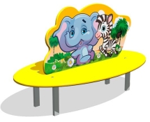 Скамейка детская Саванна СП215 для игровой площадки