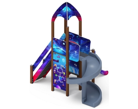 Детская игровая площадка Космопорт Космос ДИК 2.14.04-12 H=750 H=2000