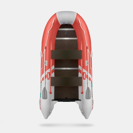 GLADIATOR B 420 LIGHT B Красно-белый моторная лодка ПВХ Фанерный пайол