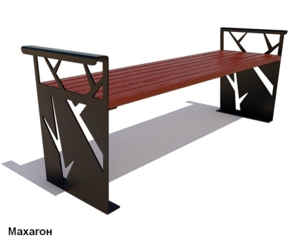 Скамейка уличная Березка, Лиственница 1,5 м