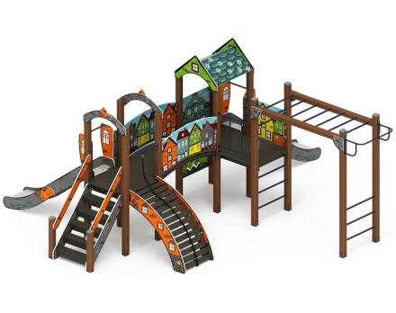 Детская игровая площадка Рада (Город) Н 1200 ДИК 2.01.2.08-31