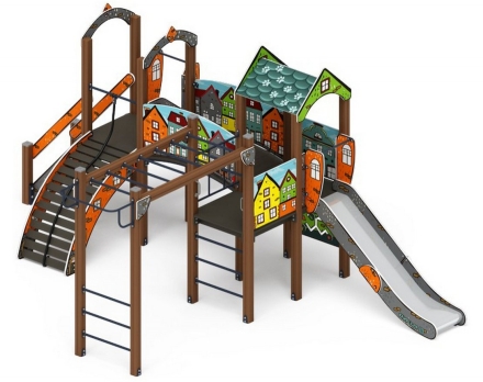 Детская игровая площадка Рада (Город) Н 1200 ДИК 2.01.2.08-31