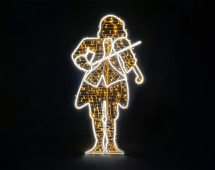 Световая фигура Музыкант f020