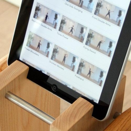 Набор гантелей с подставкой NOHrD Swing Turm, материал: ясень окр., общий вес: 26 кг