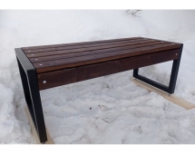 Скамейка TORUDA «Бавария» без спинки 2,0м (три опоры)