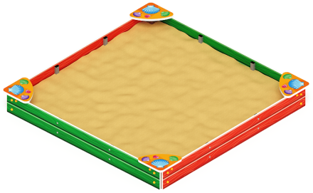 Песочница большая (Ракушки) - ИО 5.01.03-01