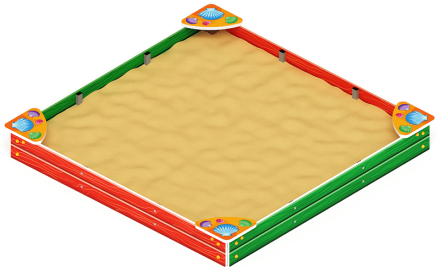 Песочница большая (Ракушки) - ИО 5.01.03-01