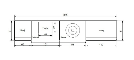 Мангал с казаном Пепел