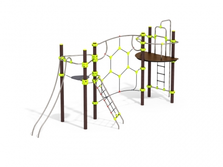 УК 7.201.01 Две башни с сеткой нерж