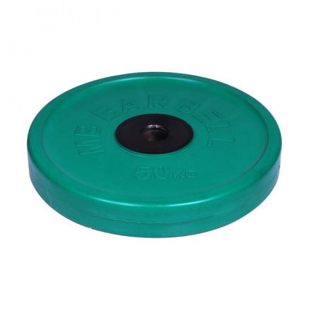 Диск олимпийский Barbell d 51 мм цветной 50 кг