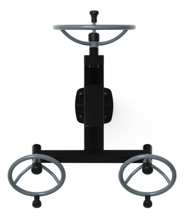 Рули (положение сидя) серый - Уличный тренажер - СТ 104-13