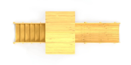 Зимняя горка Савушка Зима Wood 5 (скат 3м)