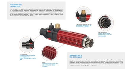 Теплообменник Elecro G2 HE 122 кВт Titan