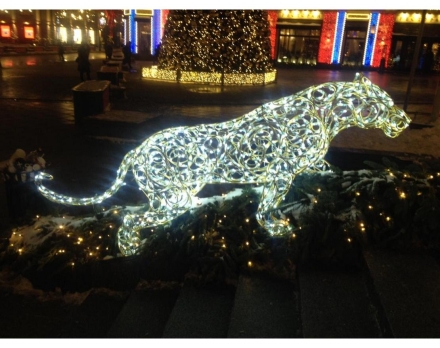 Световая фигура Пантера №1 p001