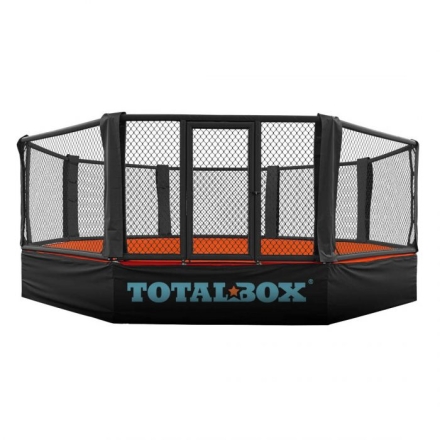 Восьмиугольный ринг MMA TOTALBOX OKT5-05 на помосте d=5 м (высота помоста 0,5 м)