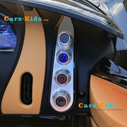 Электромобиль Bugatti Chiron HL318 черный