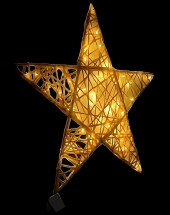 Фигура Светящаяся звезда плоская из поликомпозита 1,5 м