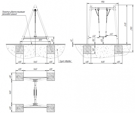 Качели Восход-1 усиленные