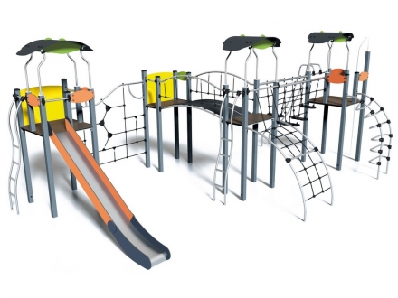 УК 7.210.11 Четыре башни с лазалками и тремя крышами цинк