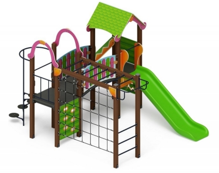 Детская игровая площадка Лукоморье ДИК 2.25.06-11 H=1200