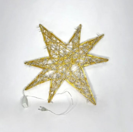 Световая фигура Звезда Рождественская плоская 1,5 м