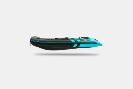 Gladiator B 330 AL LIGHT Черно-бирюзовый моторная лодка ПВХ Алюминиевый пайол