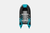 Gladiator B 330 AL LIGHT Черно-бирюзовый моторная лодка ПВХ Алюминиевый пайол