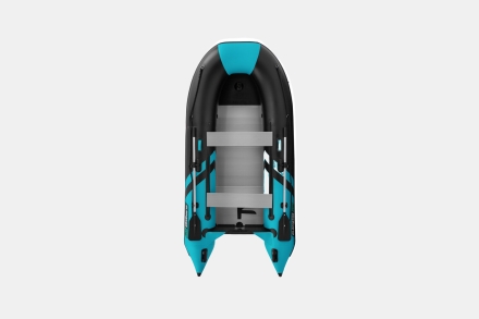 Gladiator B 330 AL LIGHT Черно-бирюзовый моторная лодка ПВХ Алюминиевый пайол