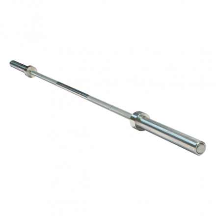 Гриф олимпийский прямой 86&quot;, до 679 кг, хромированный (класс-SILVER)