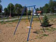 Качели дачные одноместные №1